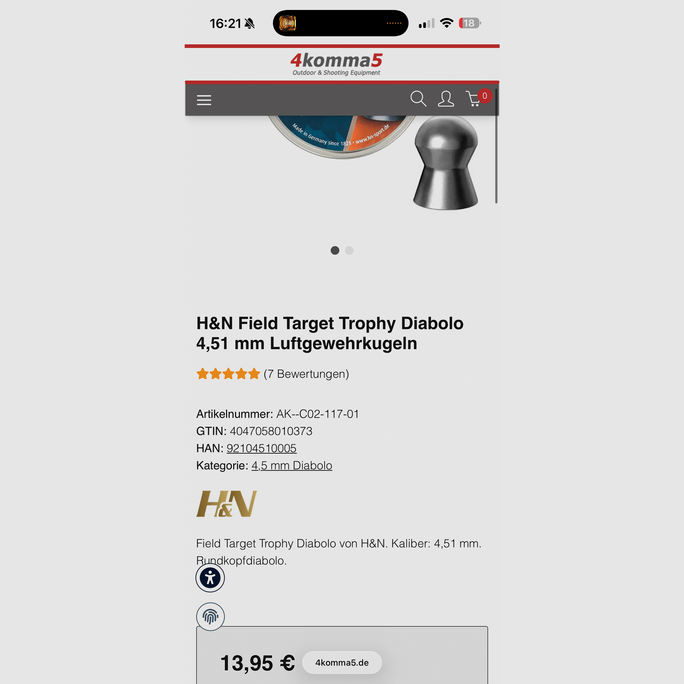 Diana Stormrider carabina de aire comprimido + Nikki Stirling 4-16x50 + 2 cargadores + mucha munición