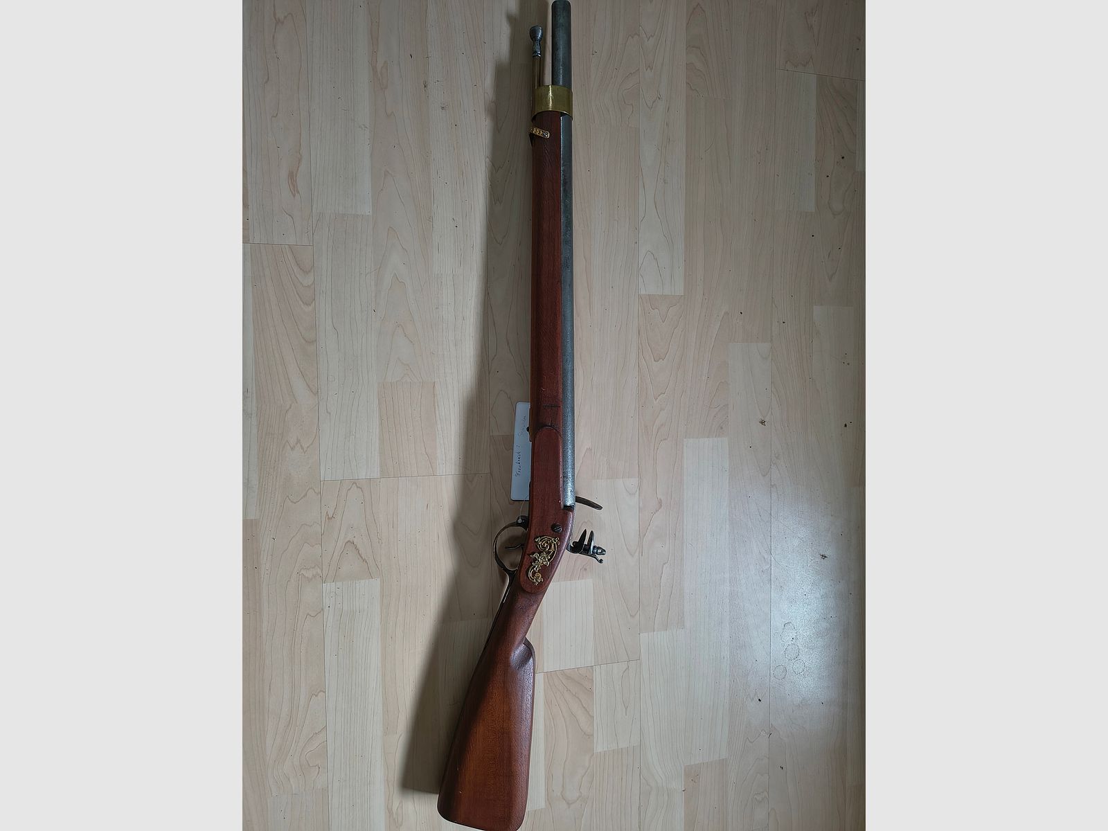 Carabine à silex à chargement par la bouche d'origine antique de cavalerie 1780-1820