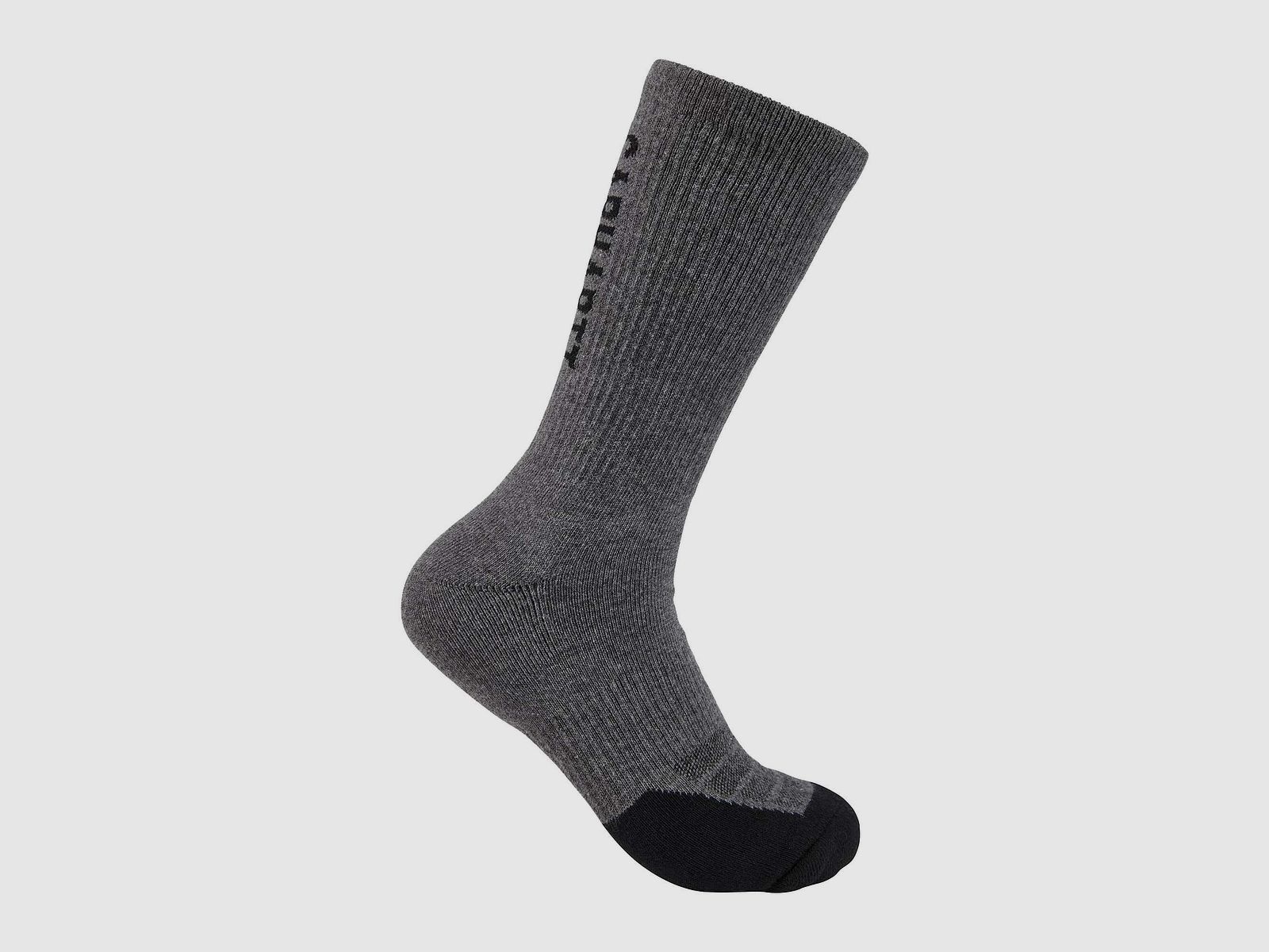 Carhartt Midweight Crew Socks 3-Pack Men's Carbon Heather L