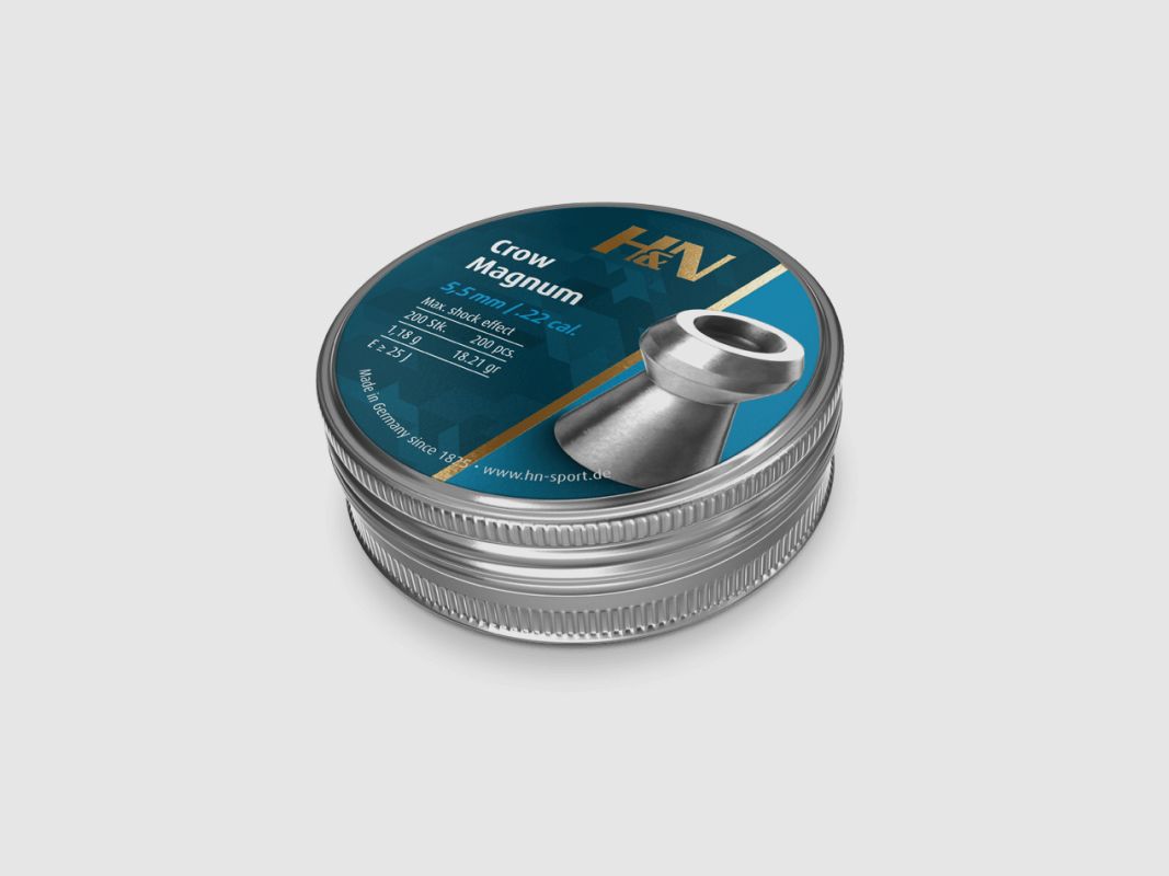 H&N DIABOLO 5,5 MM 1,18 G CROW MAGNUM 200 STK, Bild 1 von 2