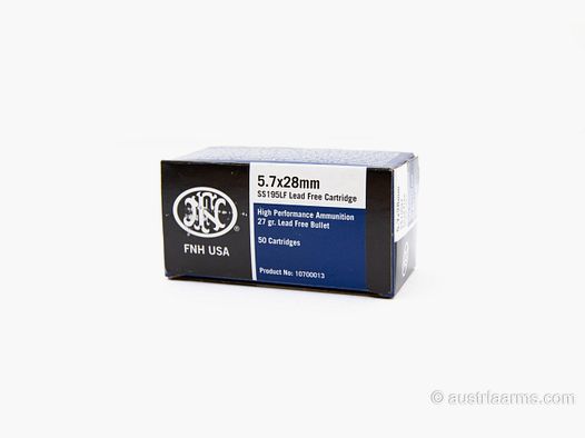 FNH 5,7x28mm LF 27grs Hollow Point – Partiel, Hohlspitz