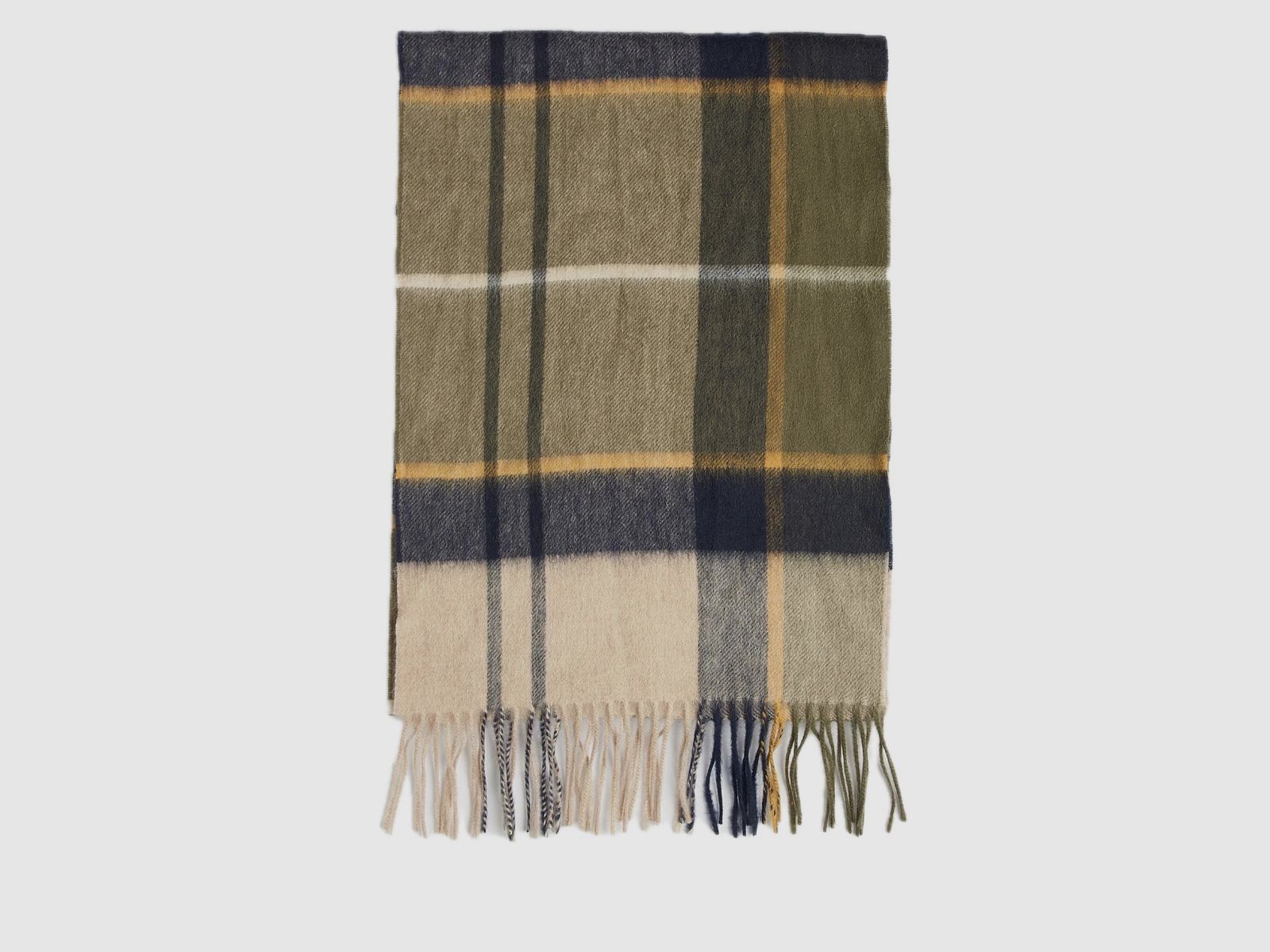 BARBOUR Schal Carrbridge Tartan Scarf Forest Mist Tartan