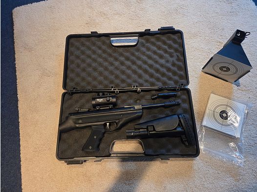 Luftpistolenset Mercury 25 Super Charger Tactical Set