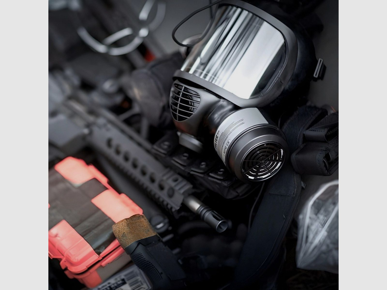Gasmasker - CM-6 - Zwart - Universeel, afbeelding 7 van 7