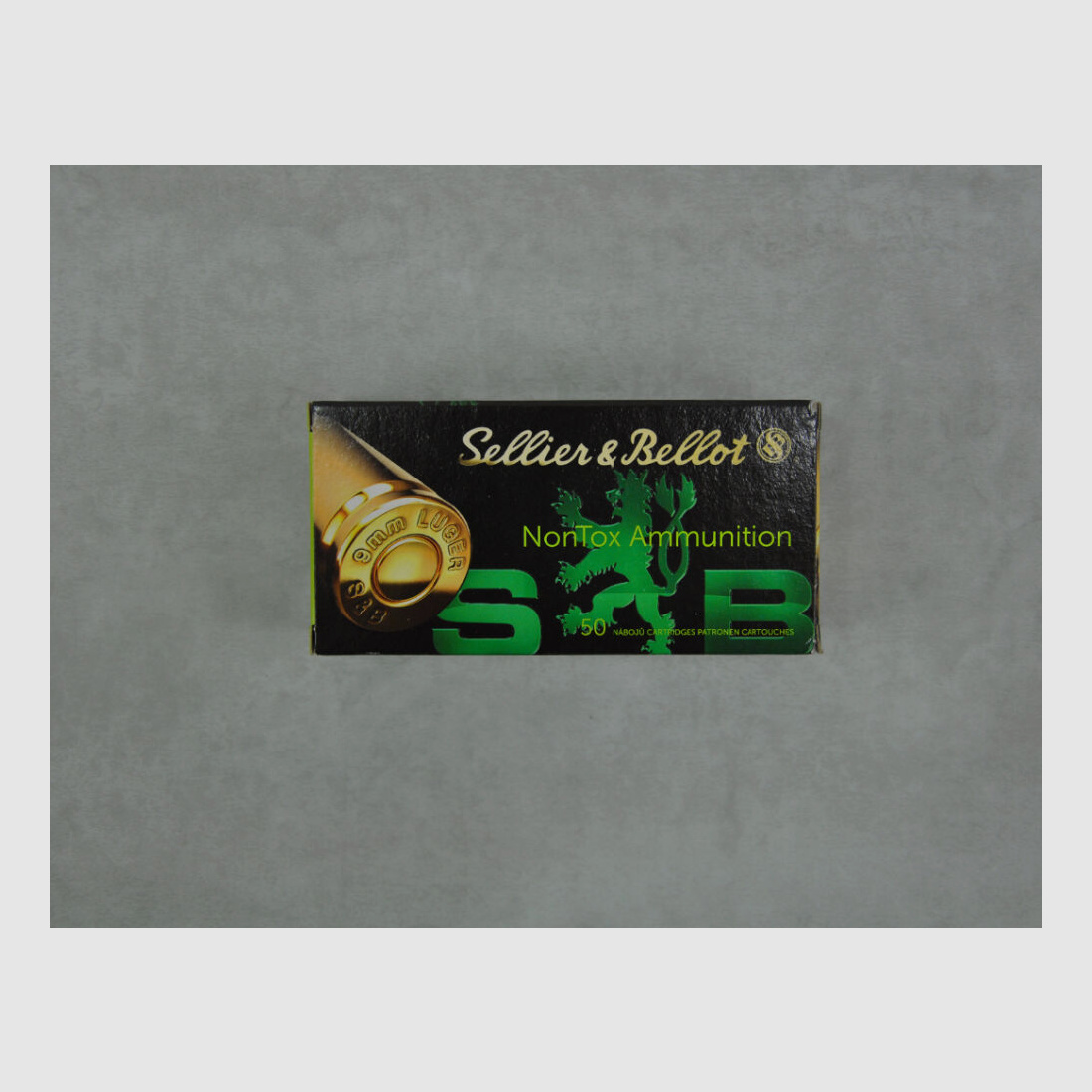 Sellier & Bellot TFMJ Nontox 9mm Luger 124gr *1000 piezas*