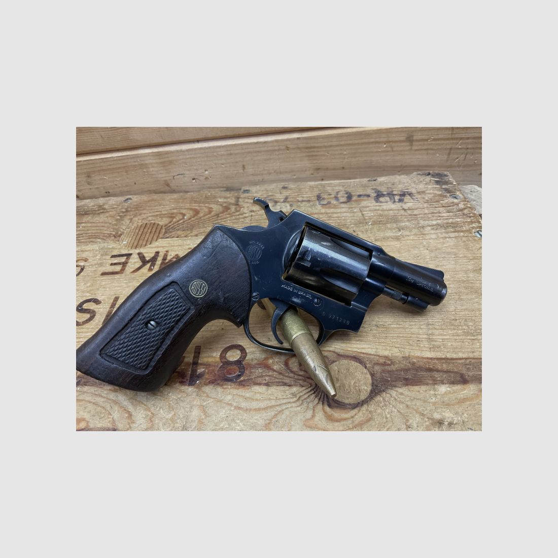 Revolver Stupsnase Amadeo Rossi S.A. Mod.M27, Kal..38Spezial 2Zoll, mit Holzgriff!!!