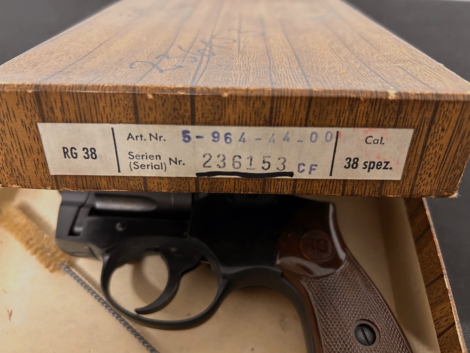 Röhm RG Mod.38 Kaliber .38spezial