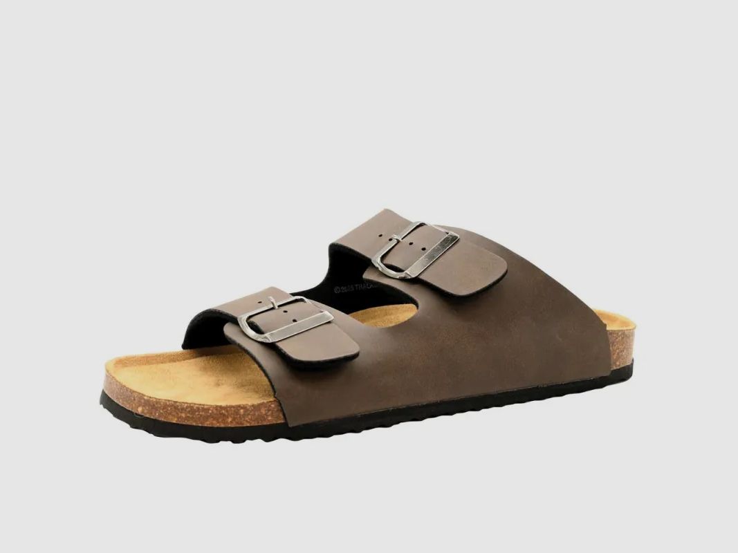 Sandales Tristan double brides réglables marron 40 à 45, image 8 sur 13