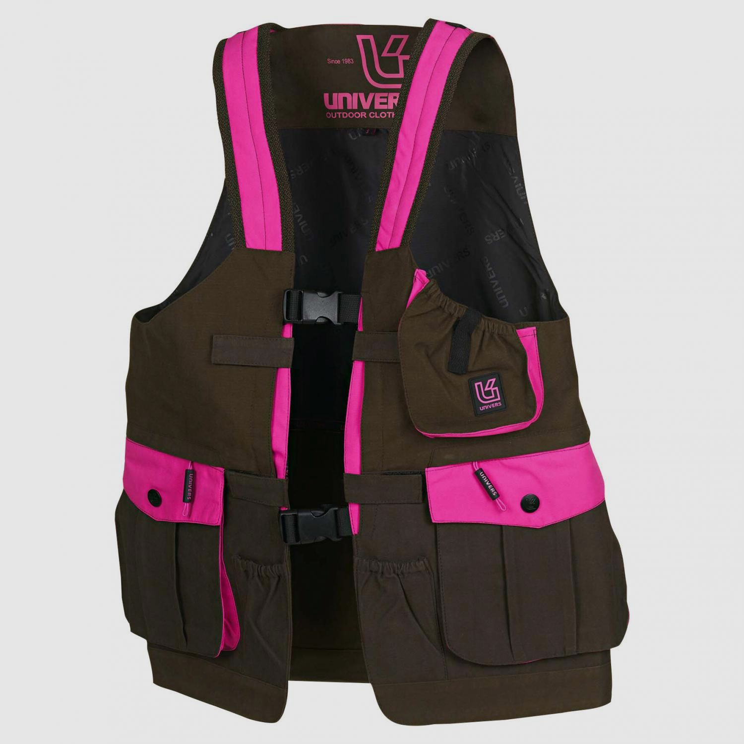 Microfiber U-Tex Hunting Vest Damen (Oliv/Pink)