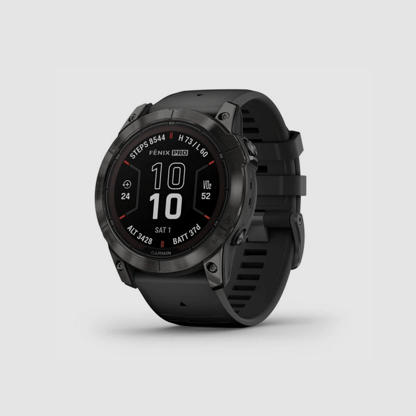 WATCH – GARMIN – FĒNIX® 7X PRO – Sapphire Solar Carbon, image 1 of 5