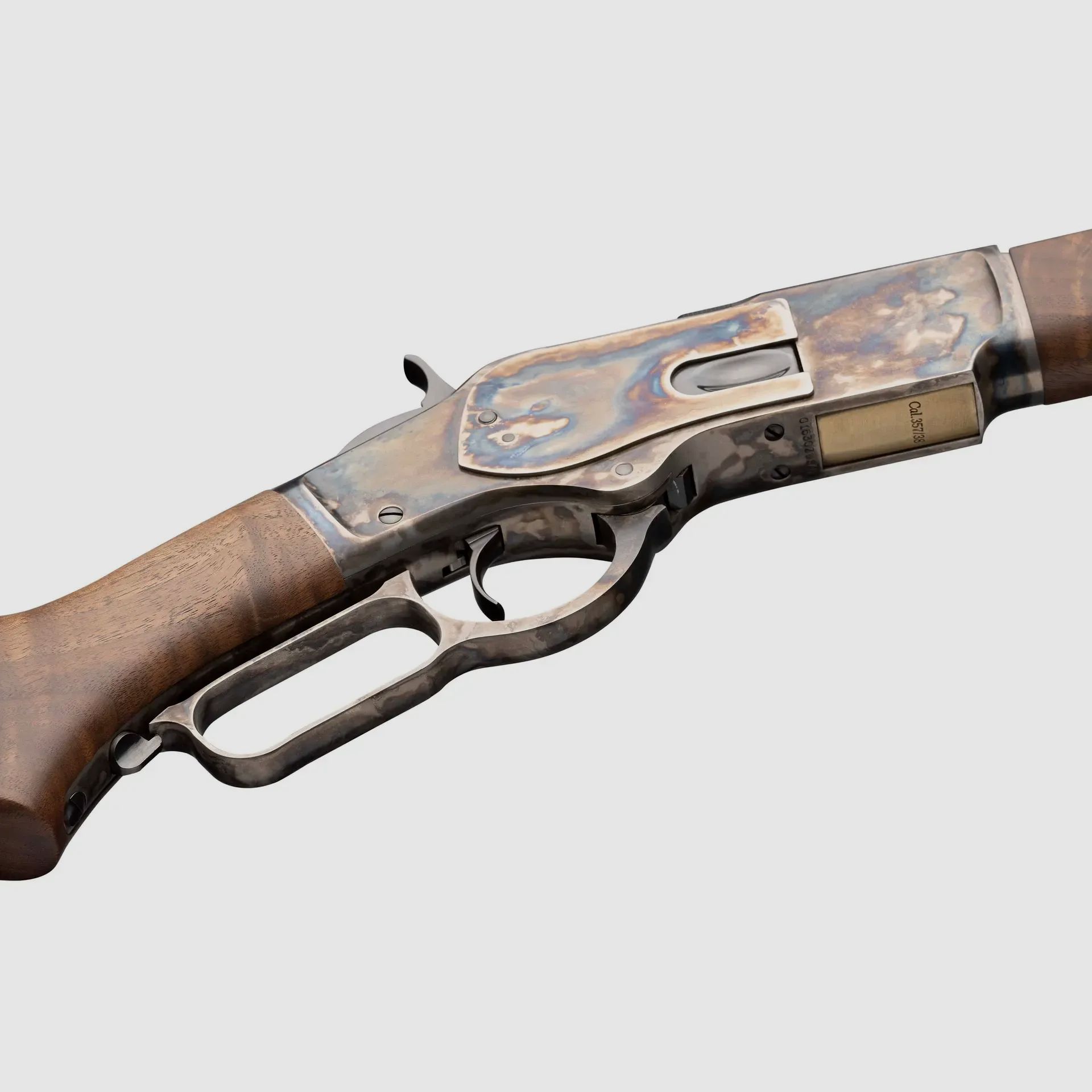 Winchester 1873 Sporter Octagon Pistol Grip Color Case Hardened 24" Auf Lager