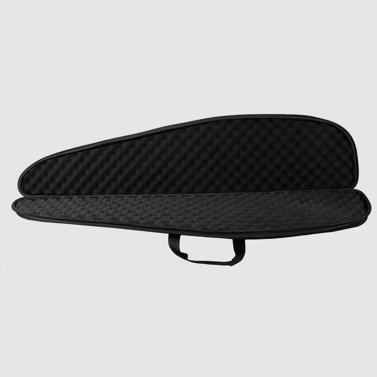 Gewehrfutteral Gewehrtasche Fritzmann 120 x 26 cm abschlieĂźbar EVAC Kunststoff schwarz Noppenschaumstoff