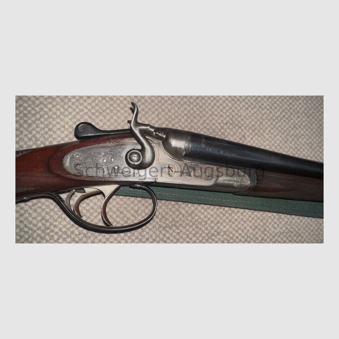 Escopeta de doble cañón belga Pieper Mod. Diana 28/65;28/65