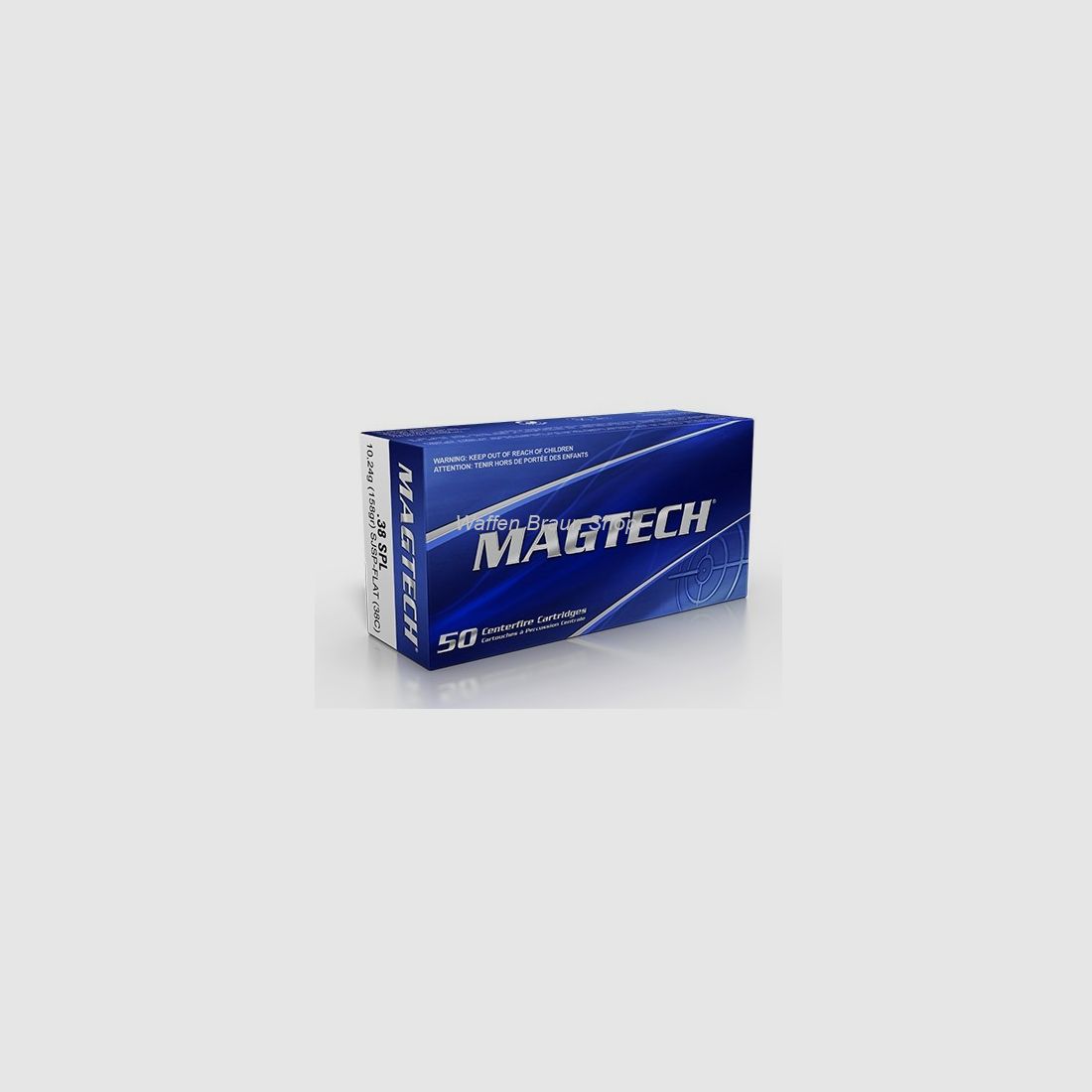 Magtech.38SPL SJSP-FL 158GRS A50 #38C