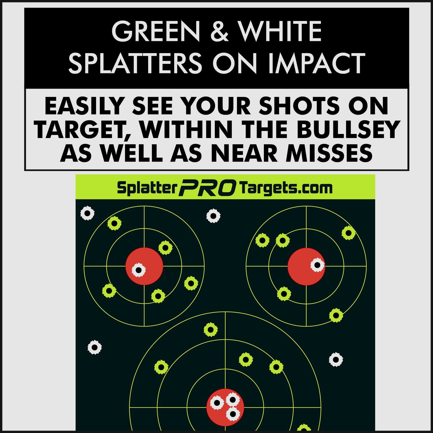 Splatter Pro Targets target boards UB 03 18, 45x30cm, pack of 10, image 3 of 4