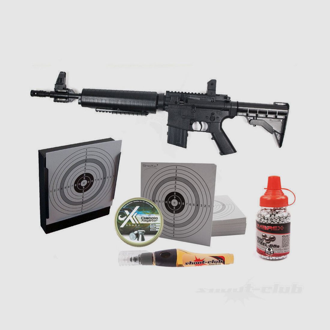 Crosman M4-177 Luftgewehr Kal. 4,5 mm Diabolos - Set