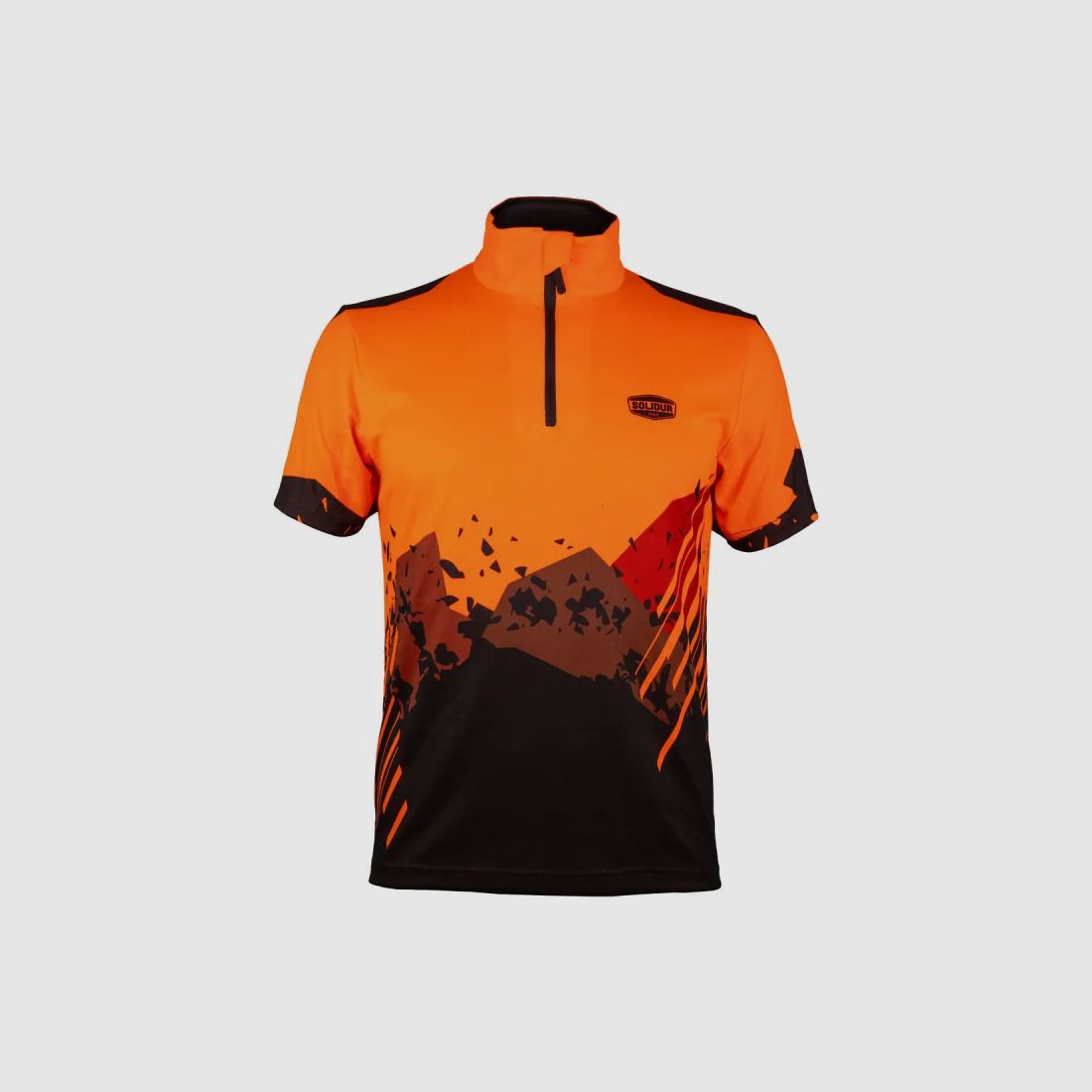 T-Shirt mit hoher Sichtbarkeit, kurzärmlig, orange - Atmungsaktiver Komfort und UV-Schutz, Bild 2 von 8