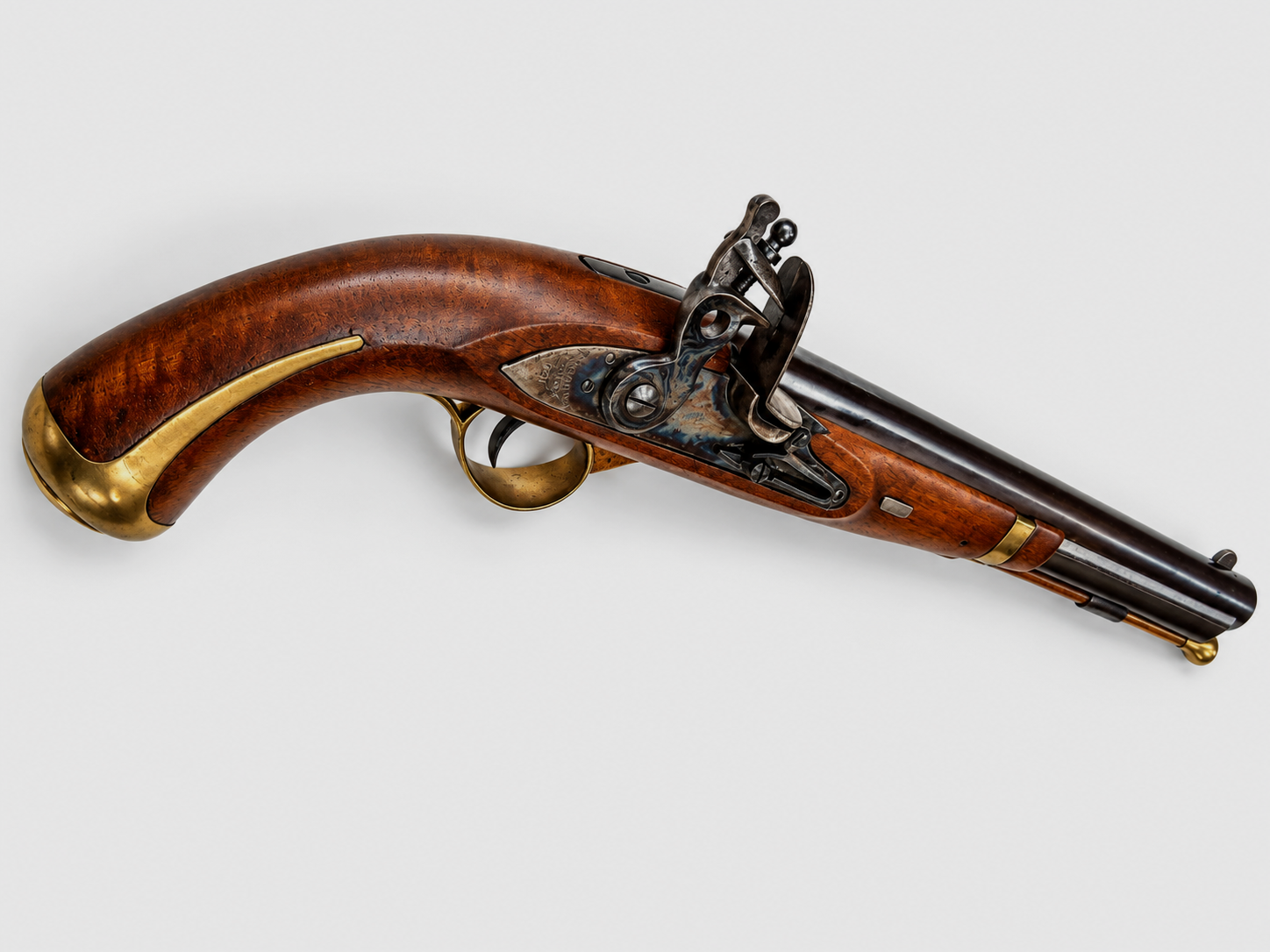 Pedersoli Harpers Ferry muzzleloader flintlock pistol caliber .58, immagine 2 di 4