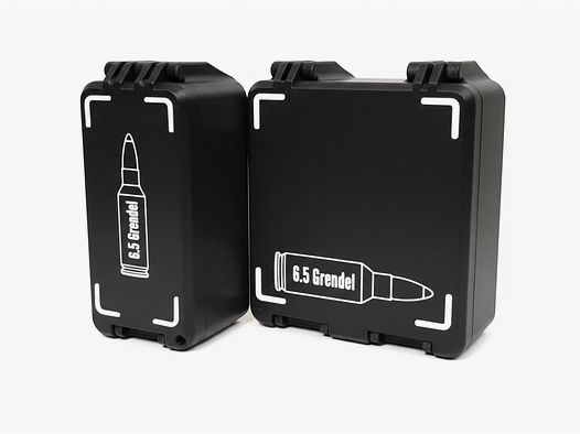 Filamelt Munitionsbox / 6.5mm Grendel / 'Klapp- / Rastdeckel' / Patronenbox, Ammo Box