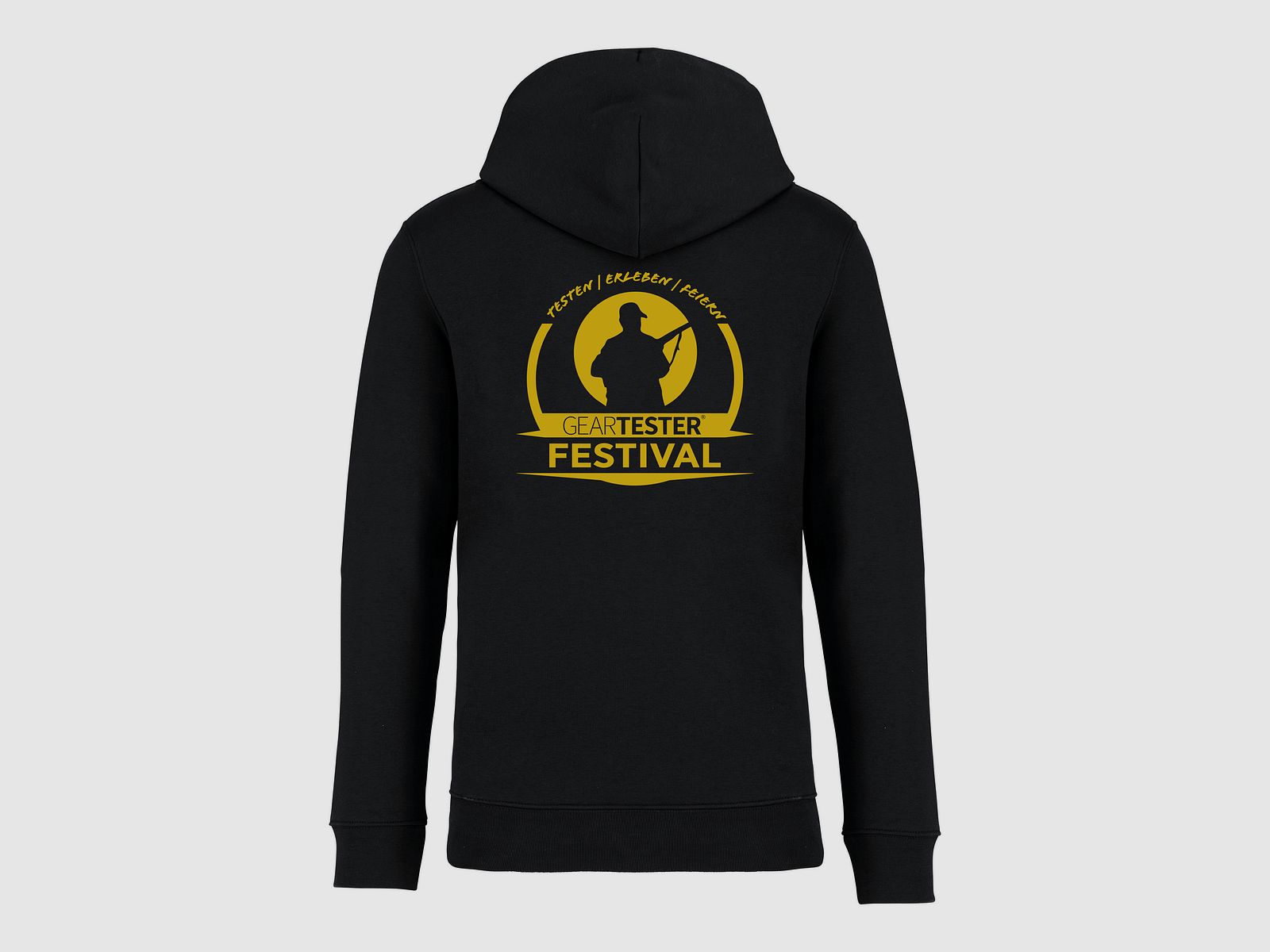 Geartester Festival Bio Hoodie, kleines Logo