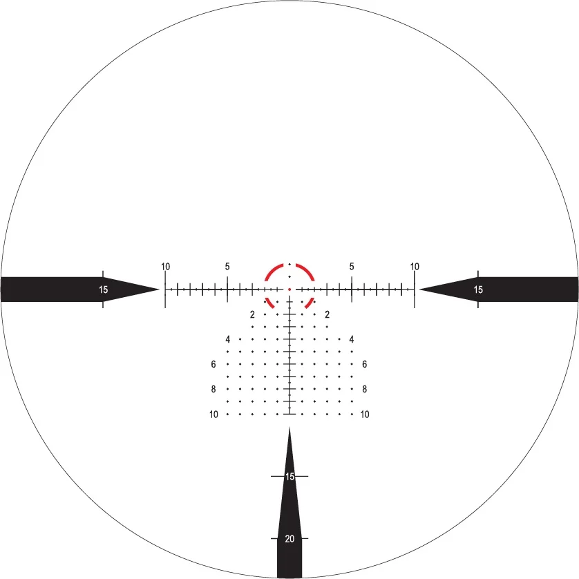 Lunette de visée ATACR 1-8×24 F1 FC-DMx 0.1Mil-rad DARK EARTH Nightforce ?, image 3 sur 3