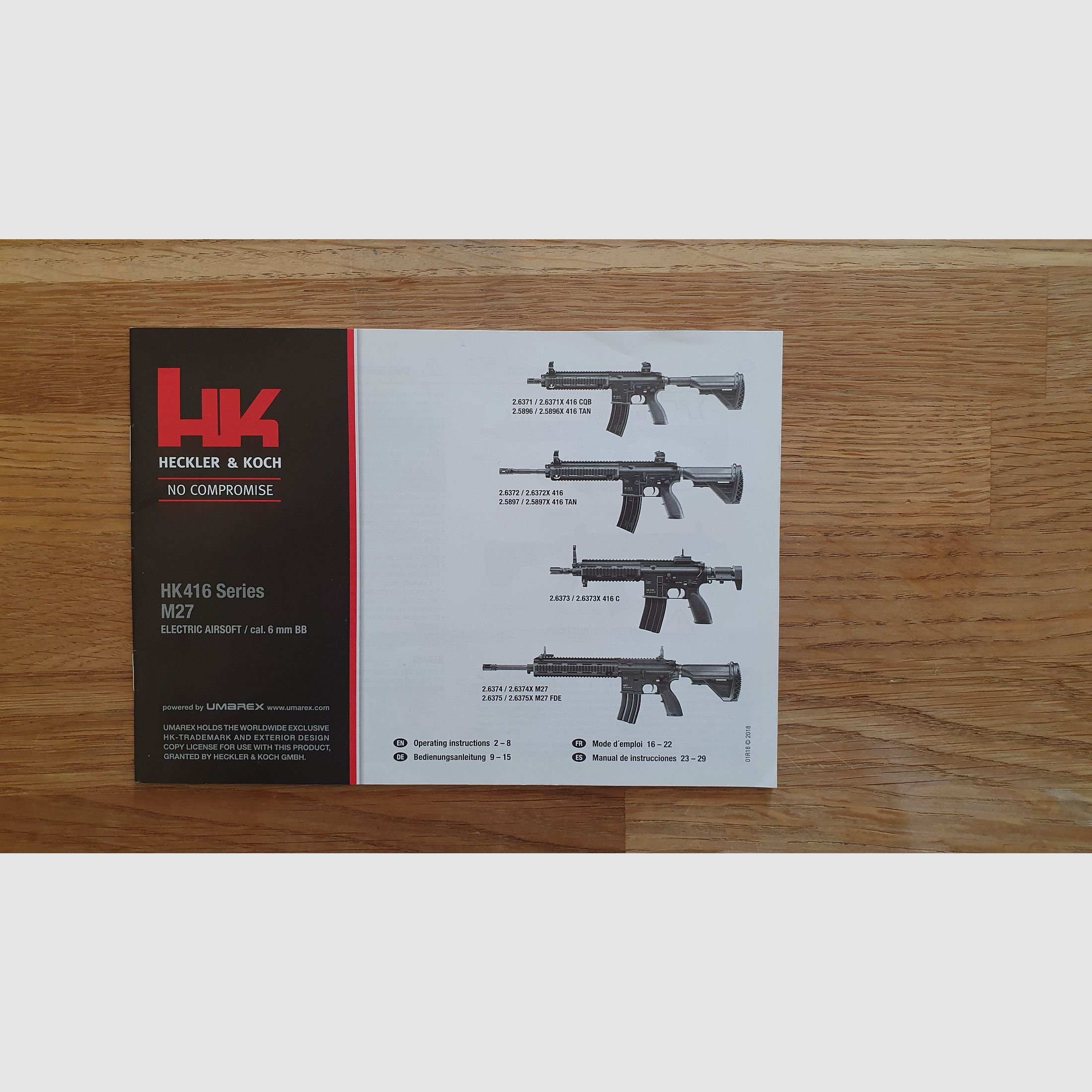 HK 416D CQB Airsoft VFC S-AEG  Top Zustand