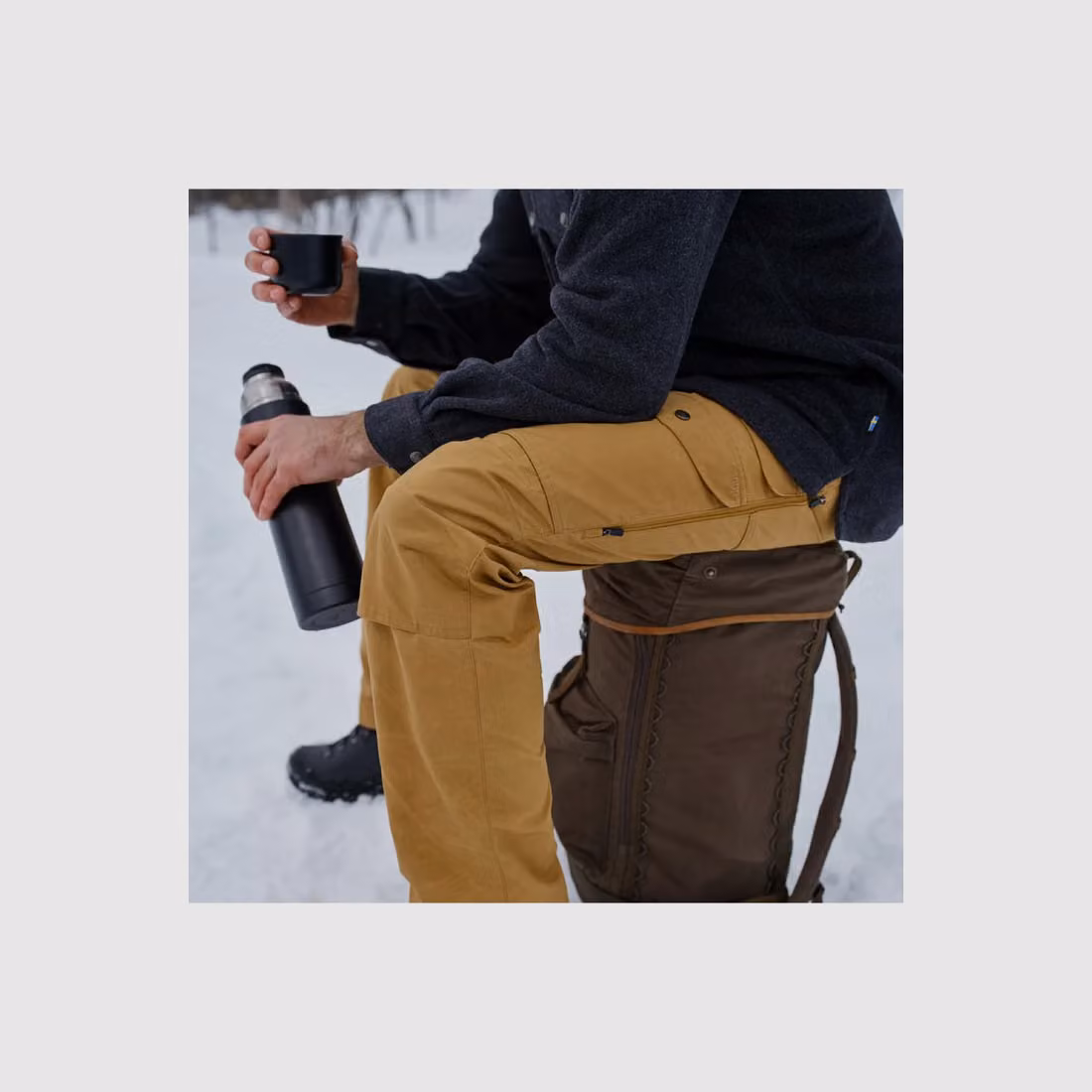 Fjällräven - Singi Stubben 27 Plecak Siedzący Dark Olive, zdjęcie 9 z 13