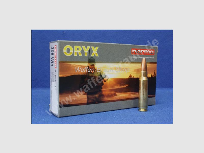 NORMA .308 WIN ORYX 11,7G 180GR 20 Stück