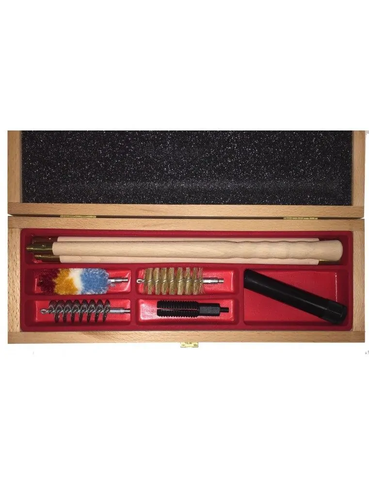 Reinigungsset Flinte Holzbox Megaline Kal. 12