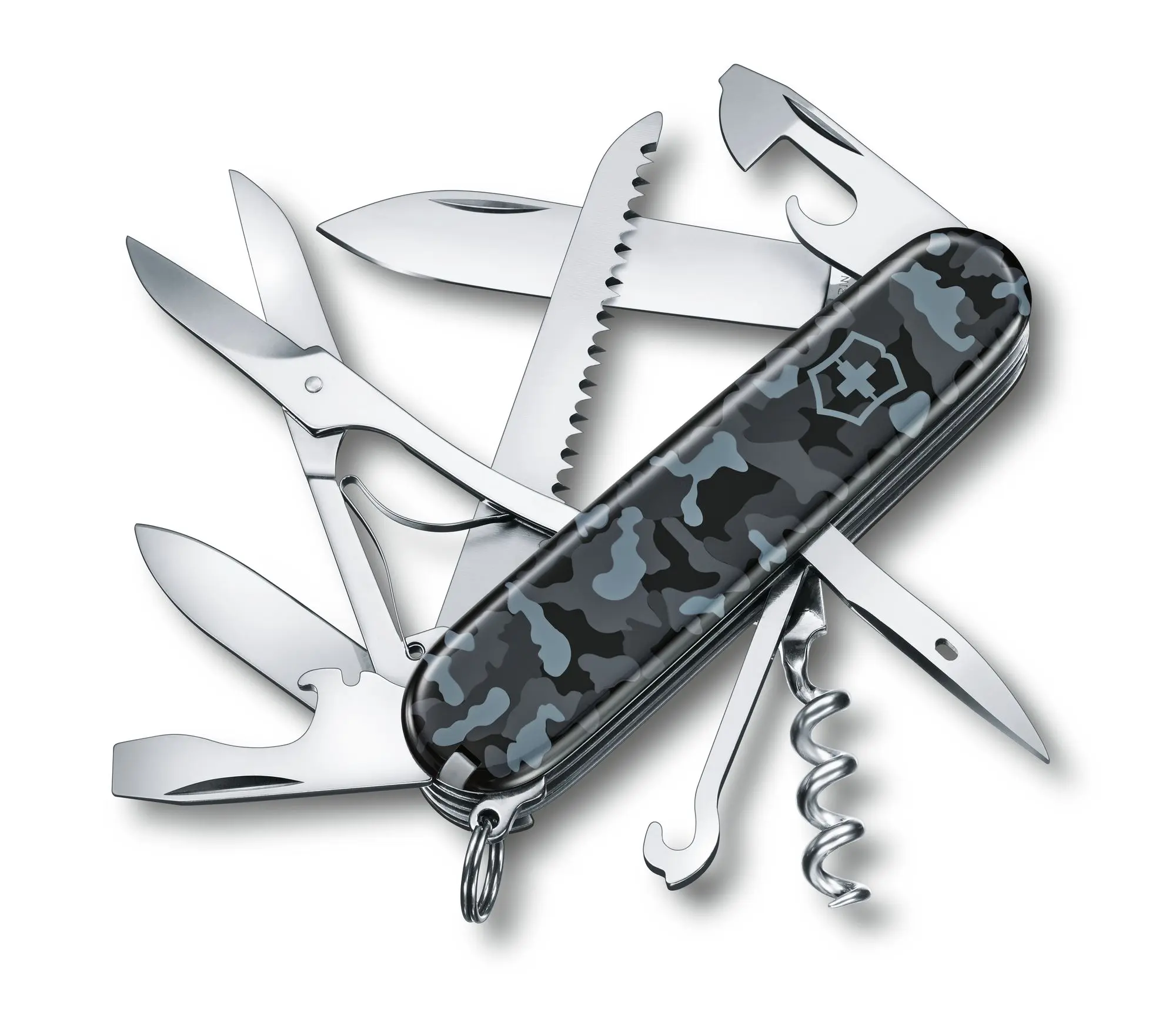 Messer Victorinox Huntsman camouflage grau