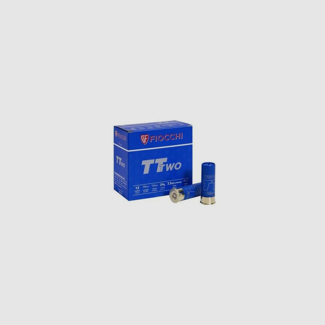 Fiocchi Stahlschrot TT Two Trap 12/70 24 gr Schrotpatronen 1000 Schuss