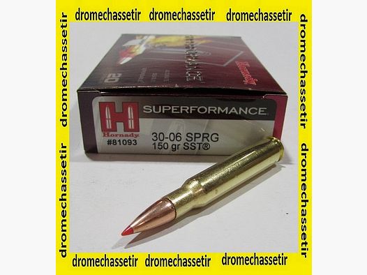 BOX MIT 20 PATRONEN HORNADY 30-06 SPRG 150 GR SST SPF 81093