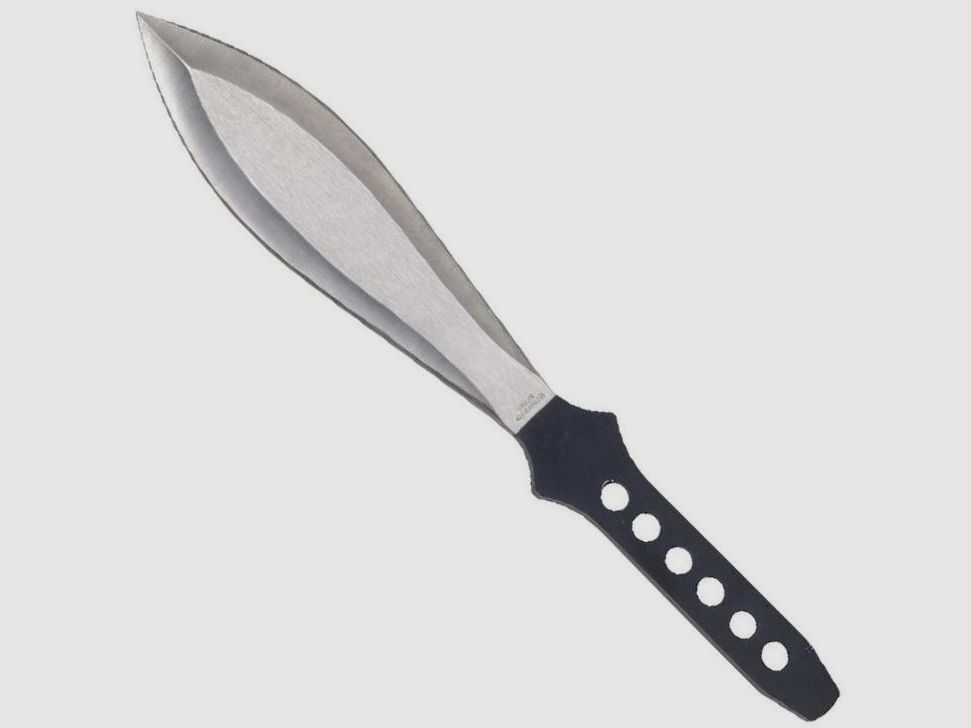 groes schweres Wurfmesser schwarzer 26cm 195 g