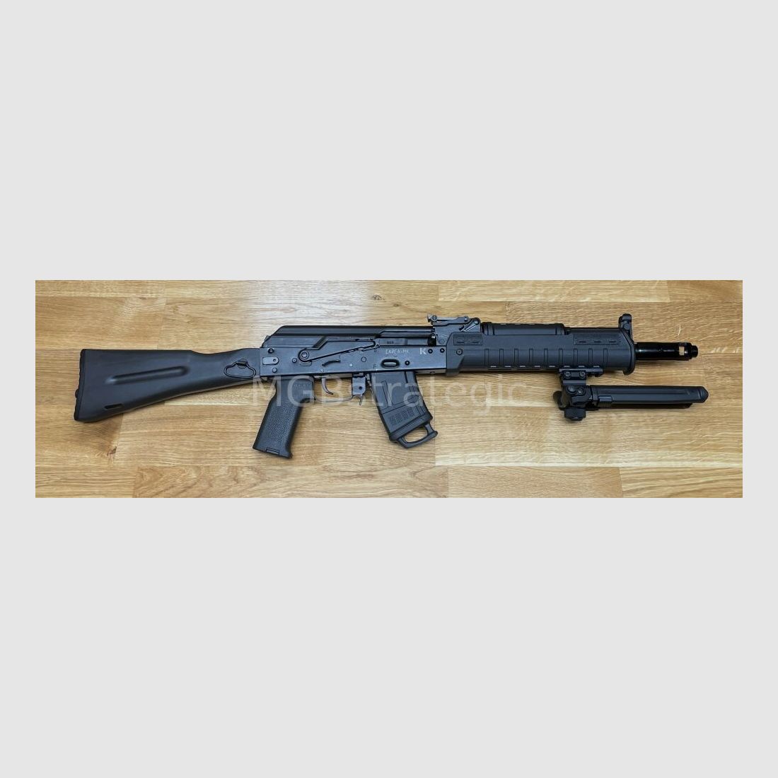 sportingly approved - Saiga MKK 102 Sport - semi-automatic rifle .223Rem Izhmash - with original AK100 series fixed stock - sportingly approved! - 34.1 cm barrel - civilian version - AK74 AK47 AK-102 system - short version of the AK-101