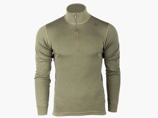 aclima Aclima Longsleeve Warmwool Mock Neck olive night