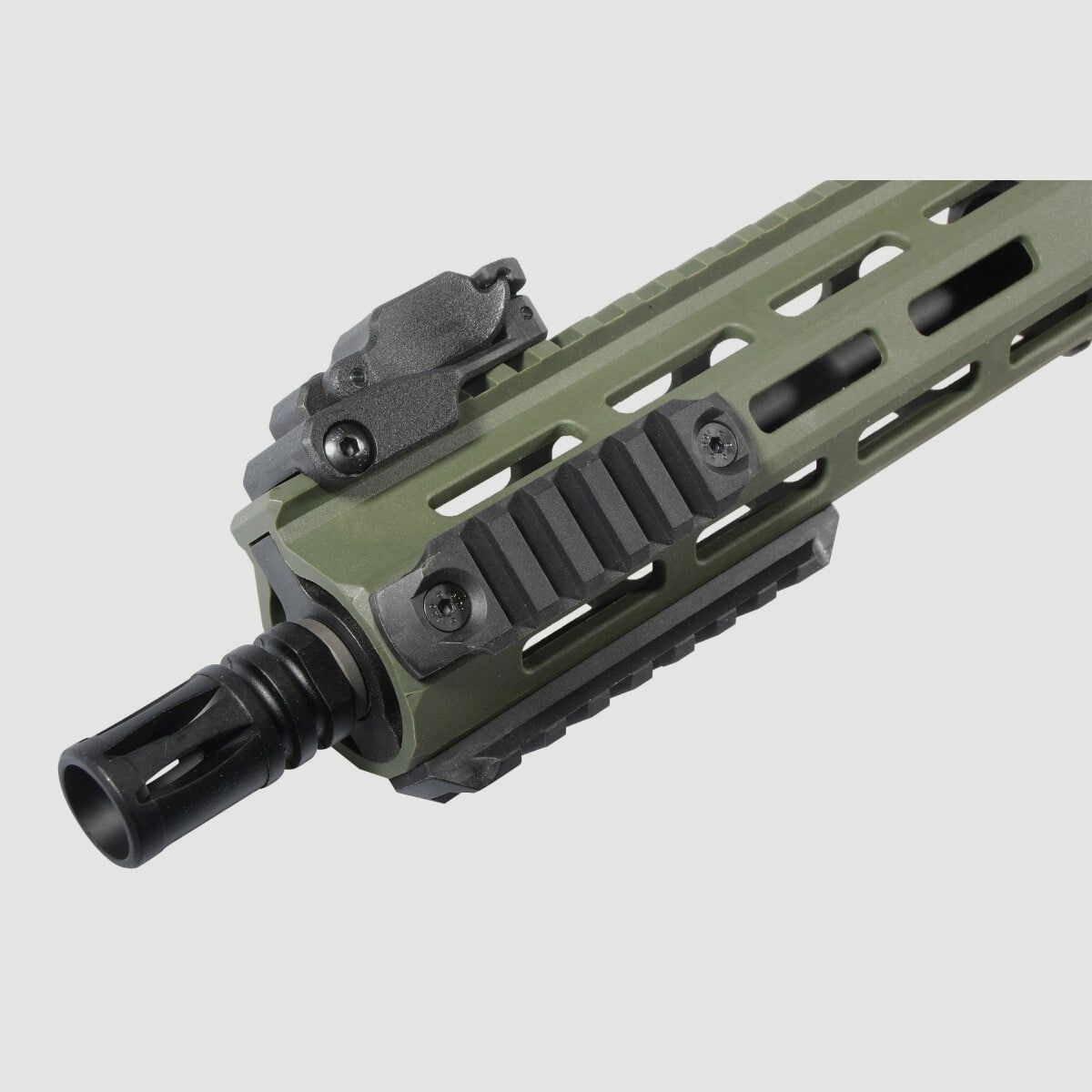 M4 AR15 M-LOK 10 Zoll CHARLIE Oliv S-AEG Airsoft Gewehr Frei ab 18 Jahren | Delta Armory