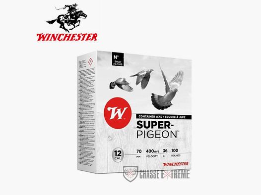 25 Cartucce WINCHESTER Super Pigeon 36g Cal 12/70