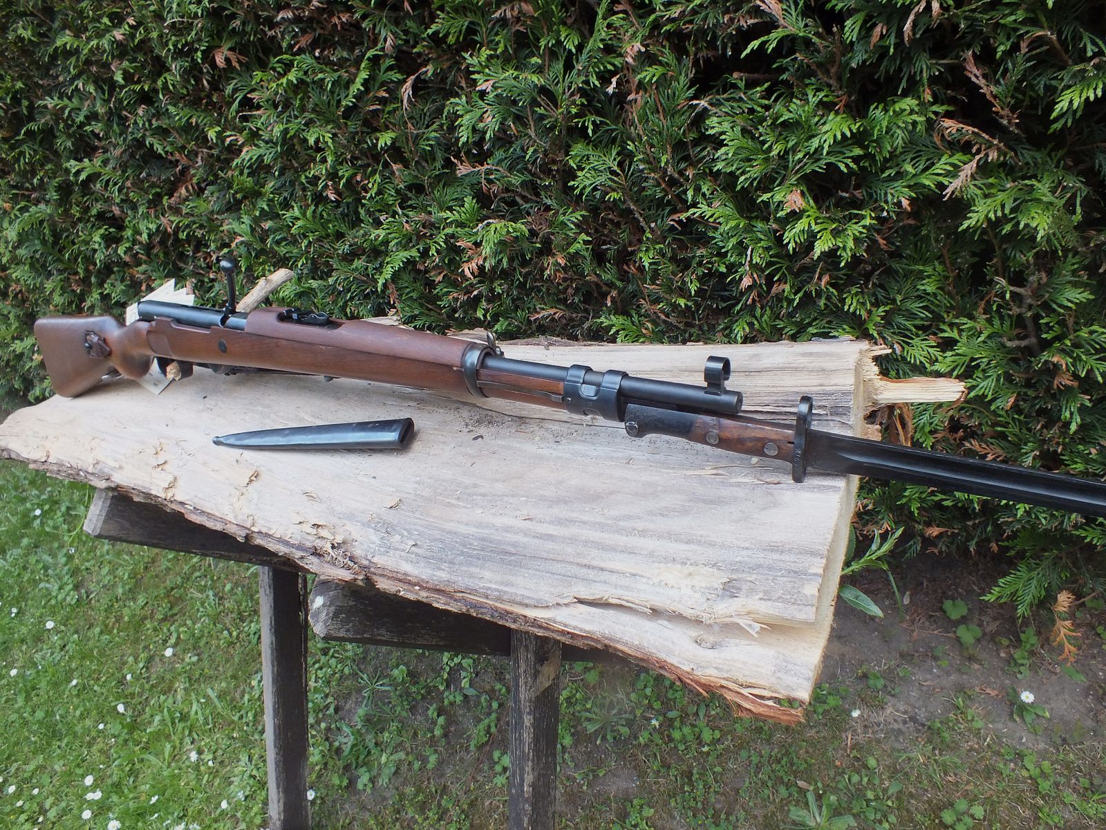 Haenel 310-9 in K98 stock