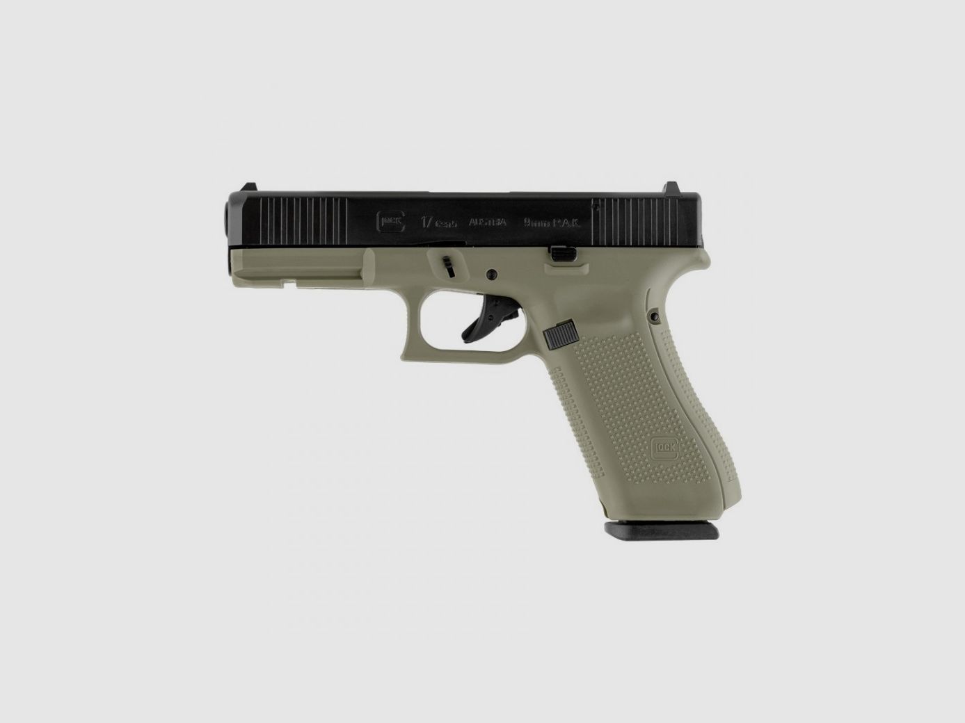 Pistole Glock 17 gen5 Kal.9mm PAK - battlefield green