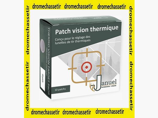 BOITE 10 PATCHS VISION THERMIQUE RÉGLAGE LUNETTE DE TIR
