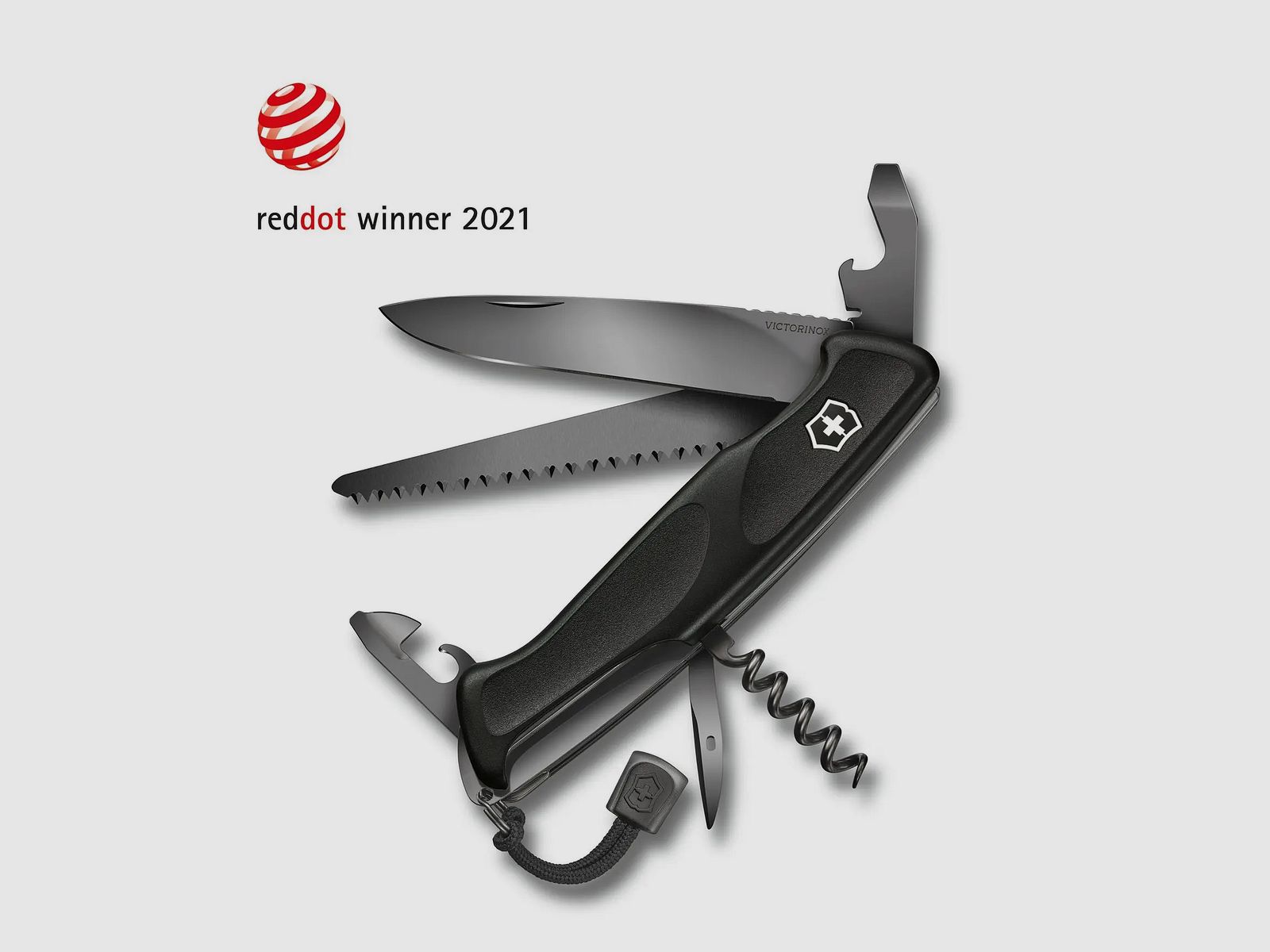 Victorinox Ranger Grip 55 Onyx Black Klappmesser