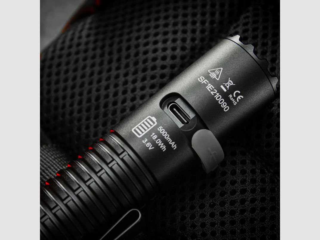 SPERAS - T217 V3 KIT - SFT42R, 3000lm, 1500m, 1x21700 lub 2x18650, USB-C, zdjęcie 6 z 6