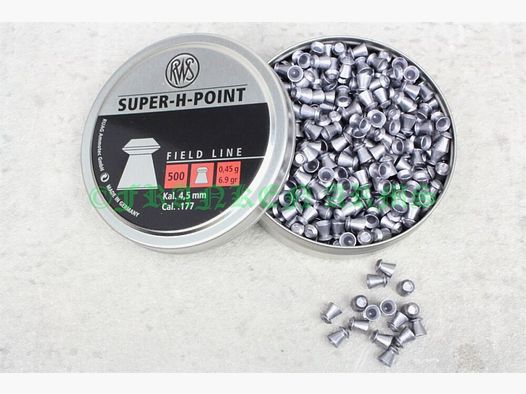 RWS Super-H-Point 4,50mm 500 Stück