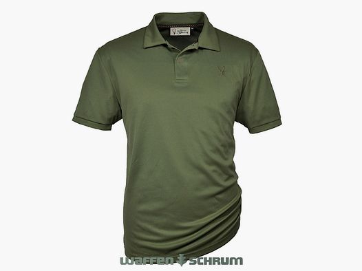 Hubertus Polo Funktions-Pique Shirt  Oliv