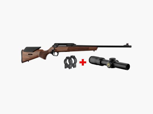 Pack de rifle de caza Monza 30-06 con mira Microdot + funda
