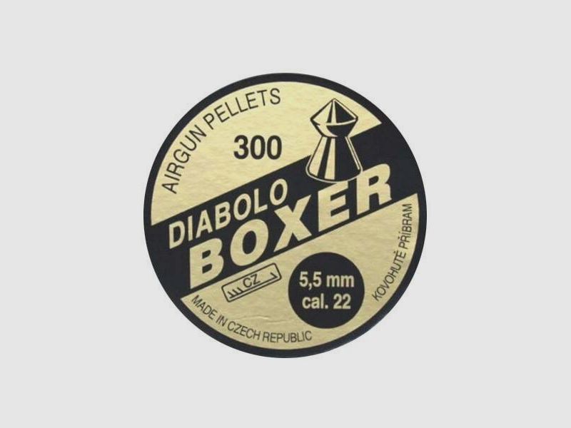 Diabolo KOVOHUTE BOXER kal.5,5mm/300