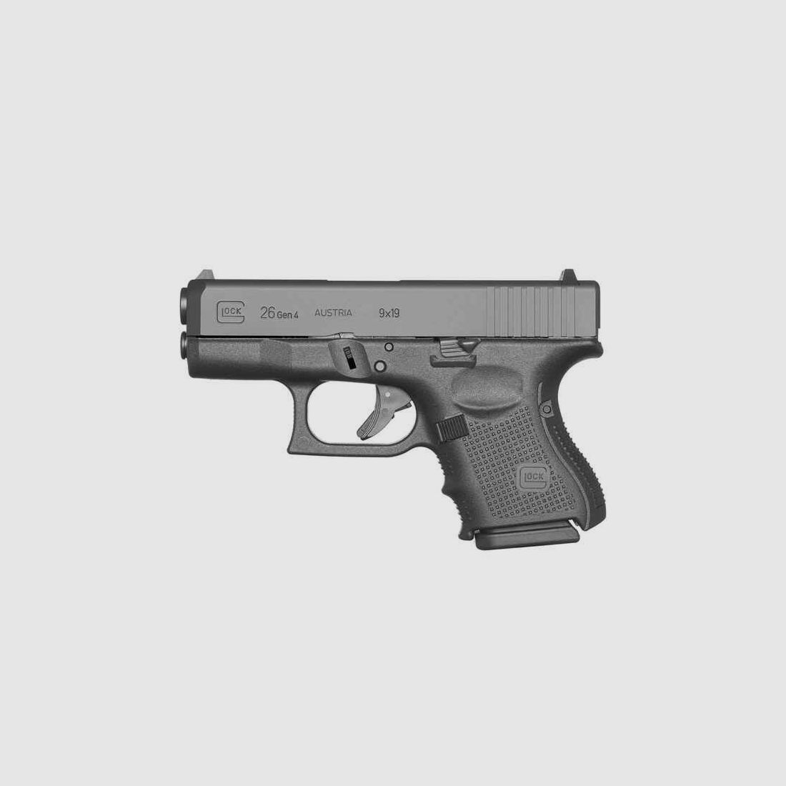 Pist.Glock 26 Gen4,blue,ADJ,10S,9mm Para