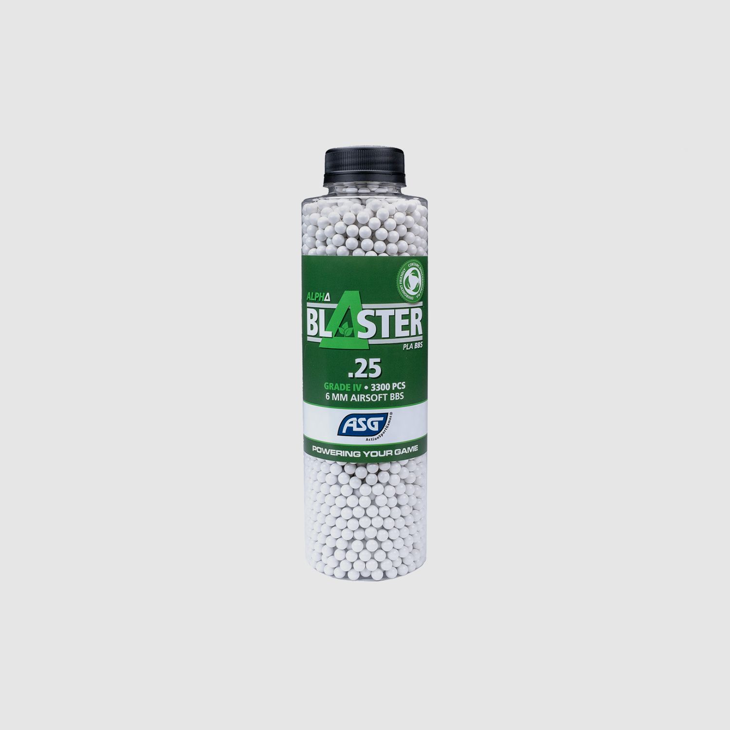 Alpha Blaster PLA 6mm BBs Bianchi 0,25 g 3.300 pezzi