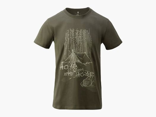 T-SHIRT – HELIKON-TEX – HOME SWEET HOME | Cotton | Taiga Green