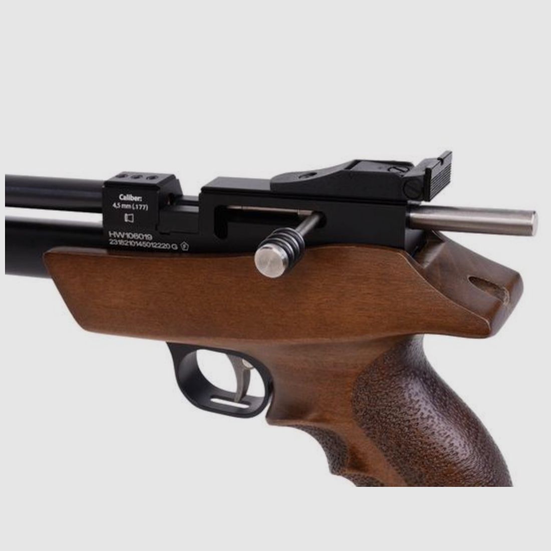 Diana 1910000 Bandit Pressluftpistole 4,5mm 9 Schuss Holz Matchgriff
